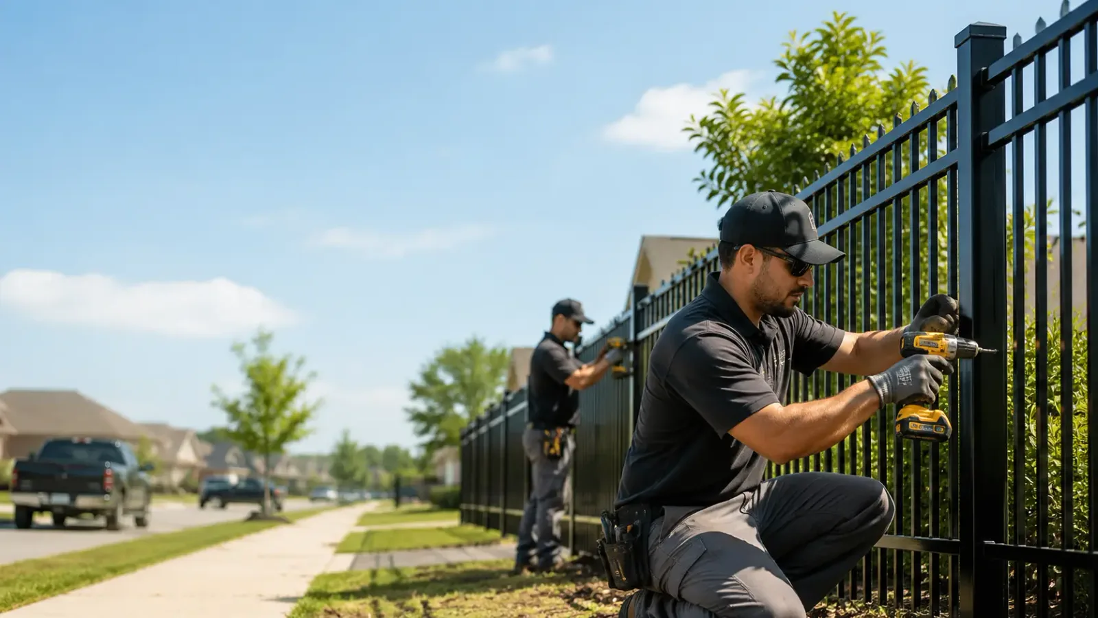 Metal Fence Installation in Commerce, OK